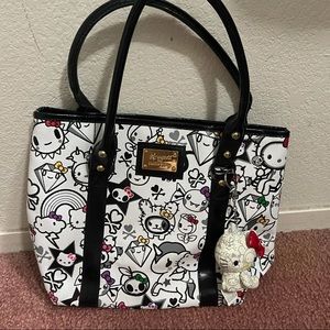 Super rare Tokidoki hello kitty tote bag w/ plush!